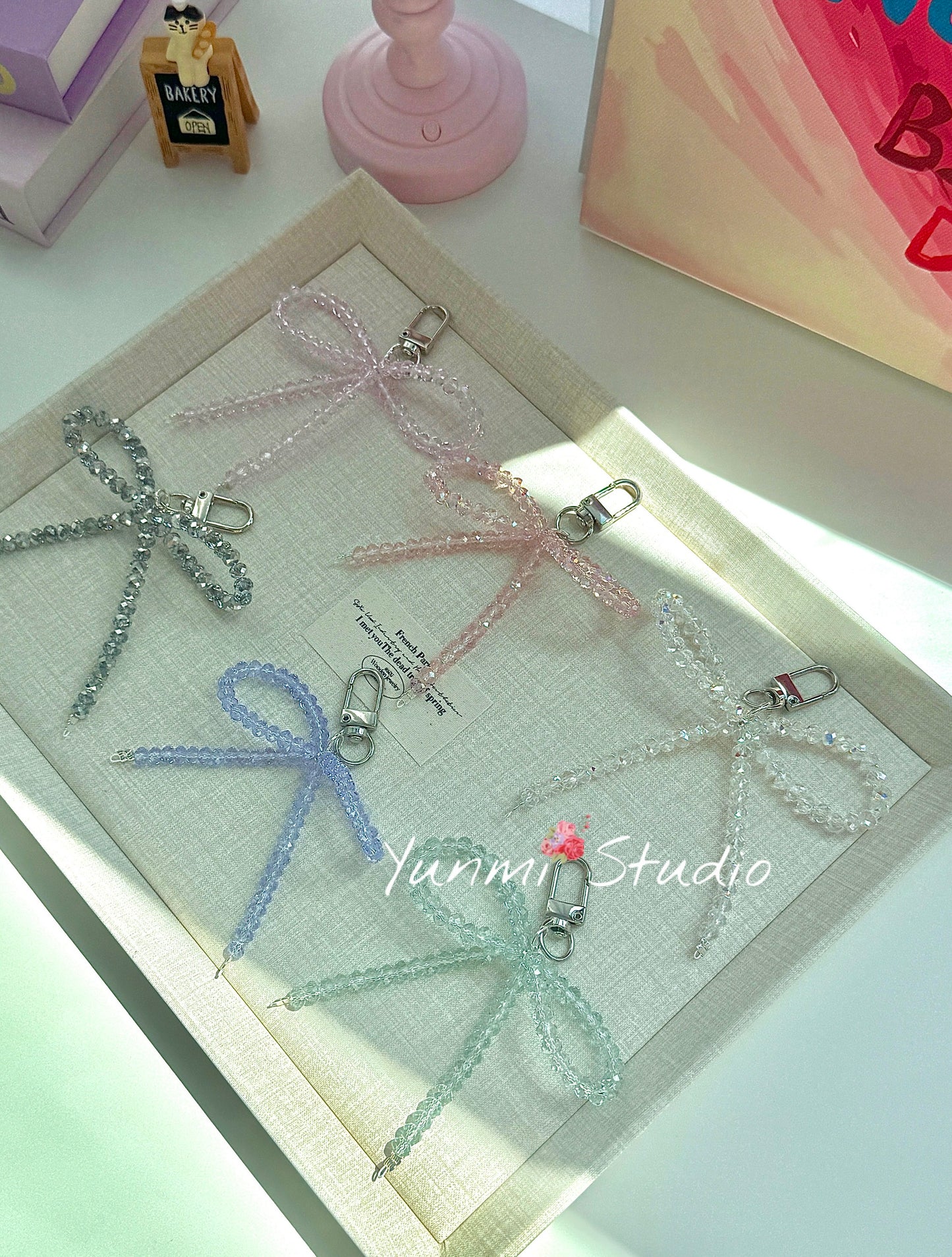 Crystal phone chain