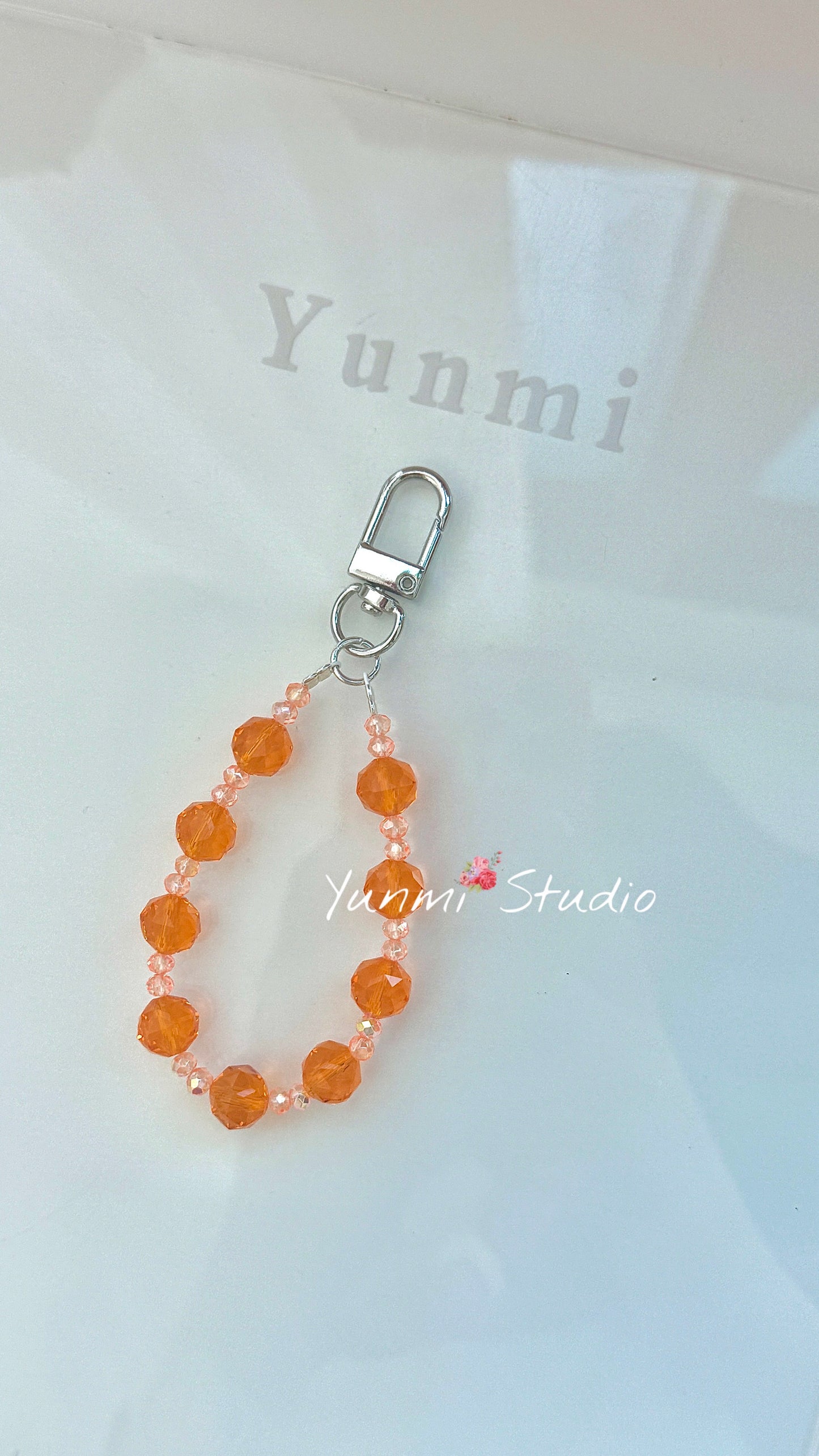Crystal phone chain