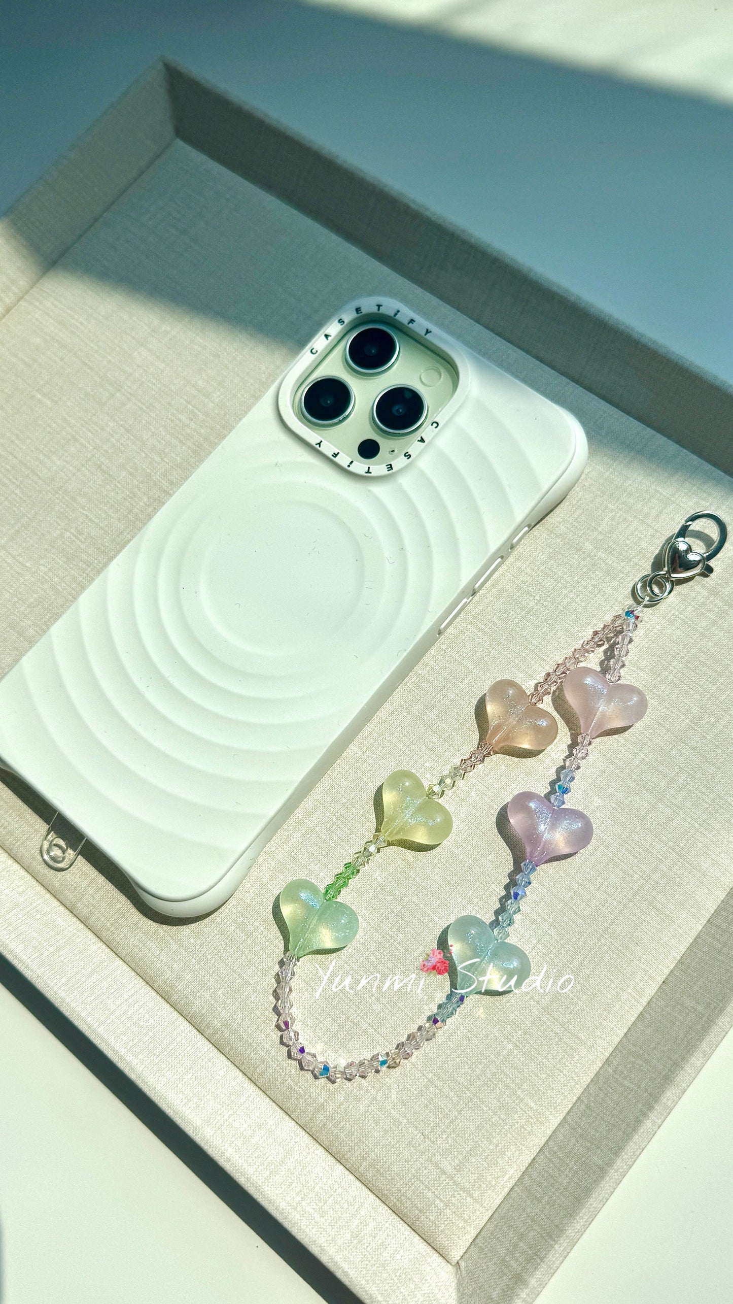 heart phone charm