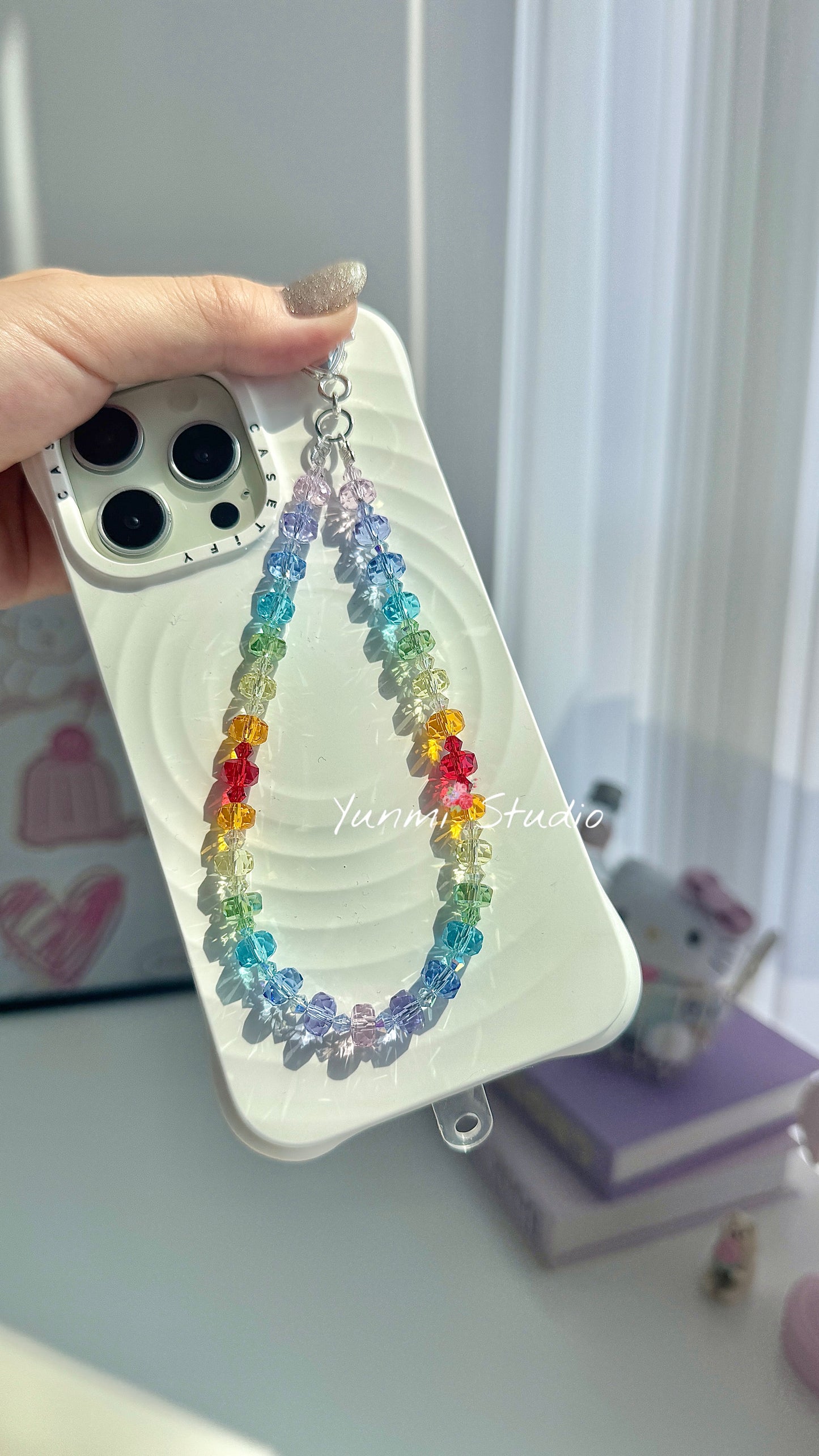 Rainbow phone charm