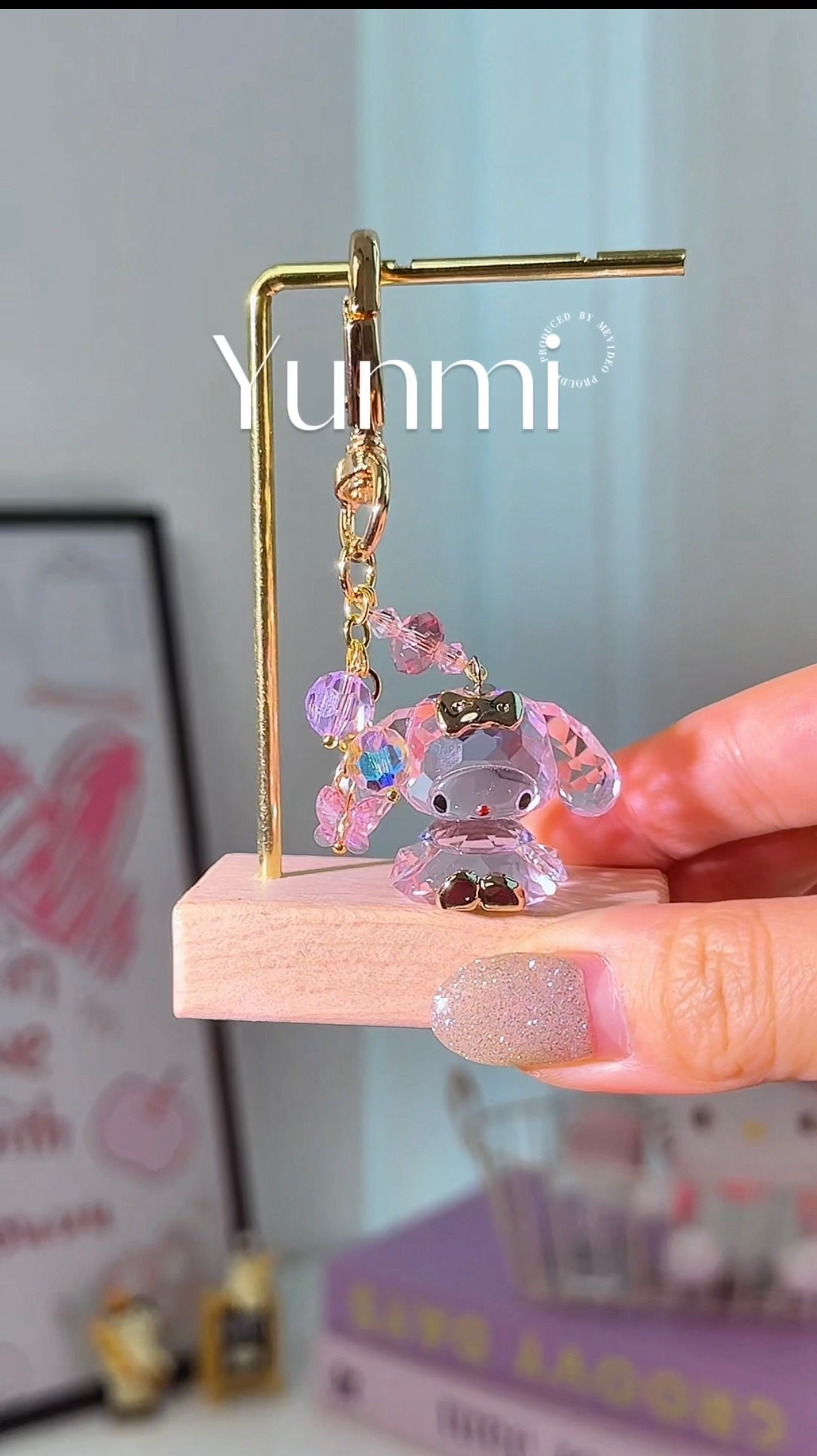 Swarovsk* Crystal keyring