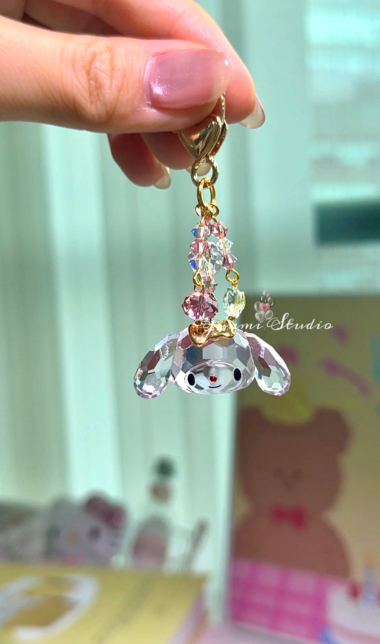 【Yunmi】crystal keyring