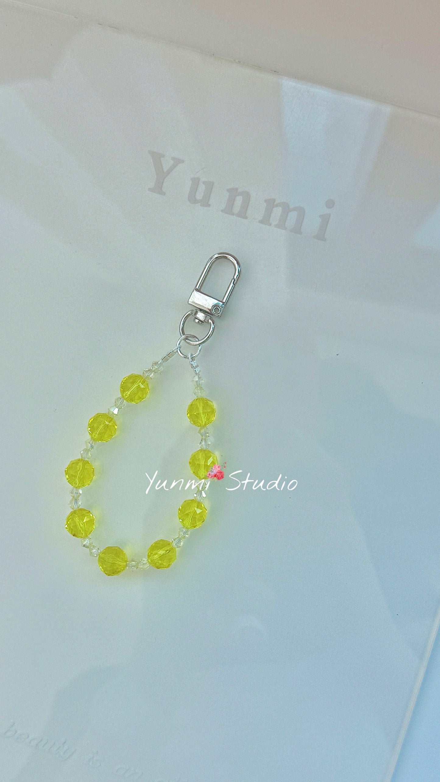 Crystal phone chain