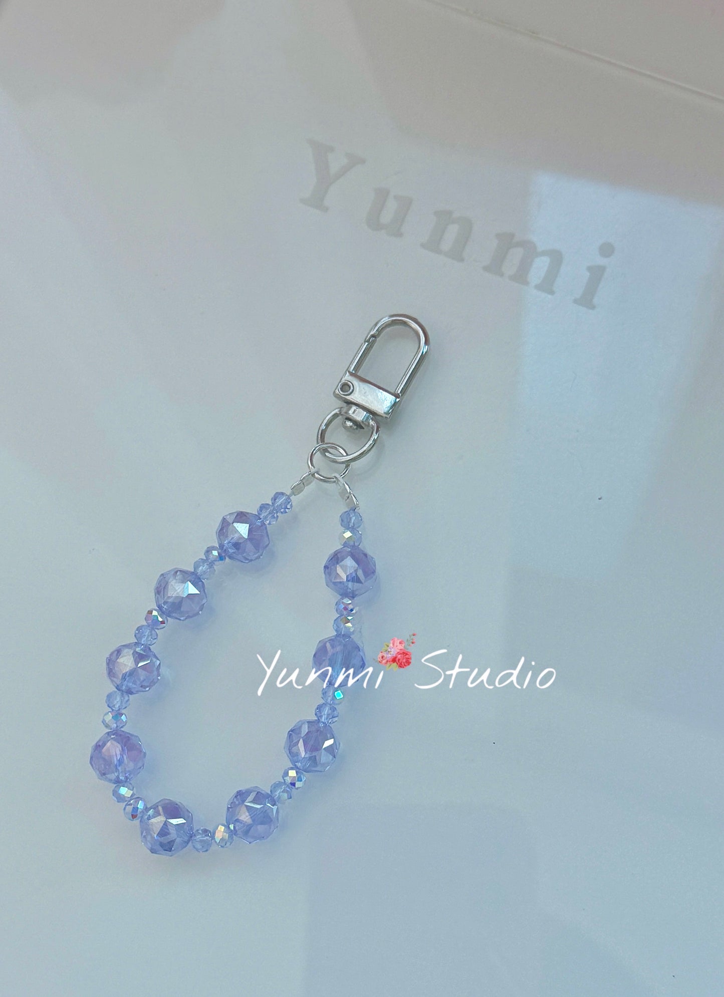 Crystal phone chain