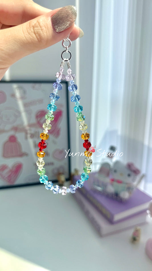 Rainbow phone charm