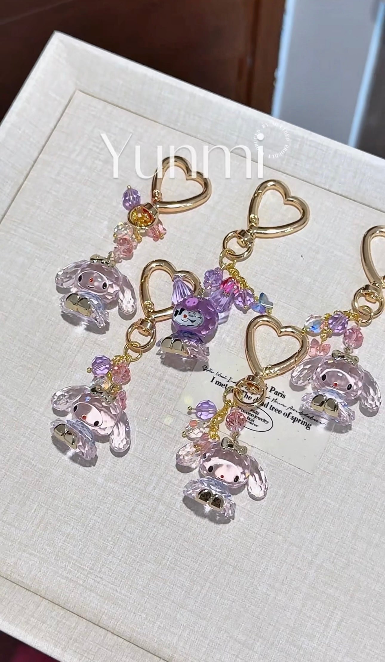 Swarovsk* Crystal keyring