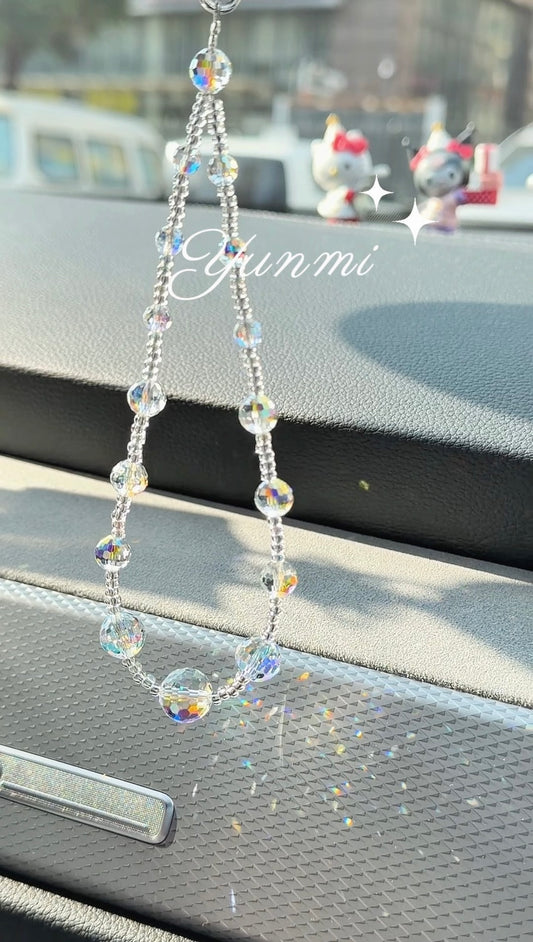 Swarovski crystal phone charm