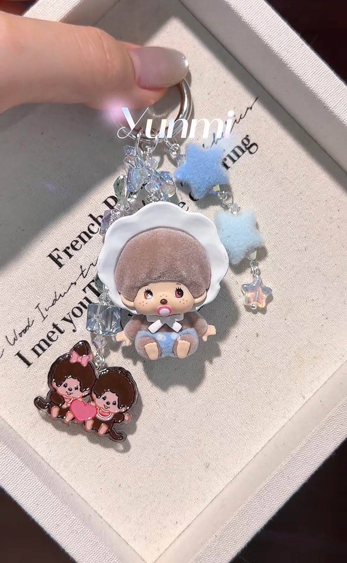 Monchhichi Phone Charm –  Original Handcrafted Chain