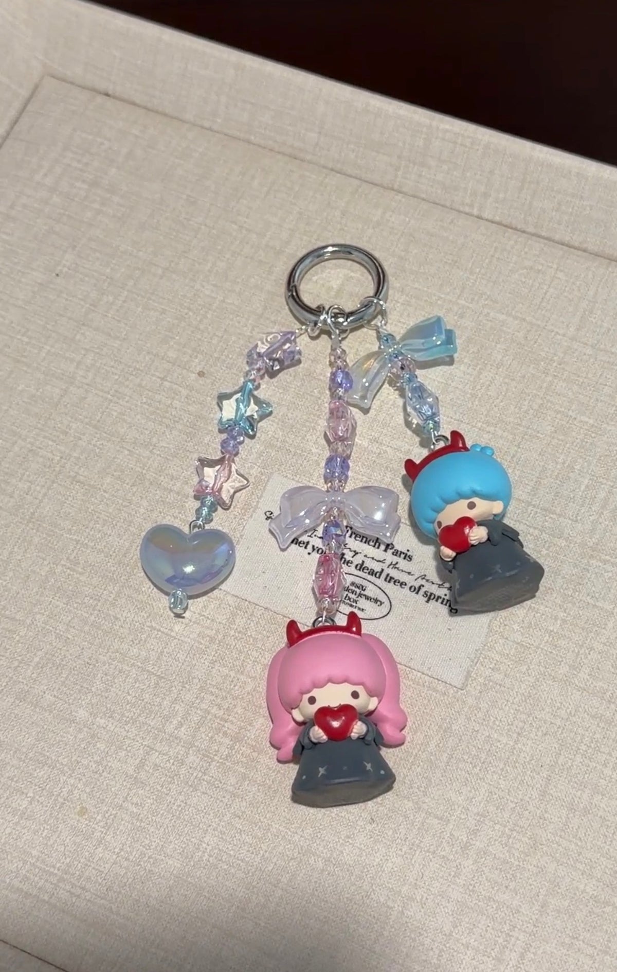 Japan Sanrio Little Twin Stars Twin Mascot Bag Charm – Kiki & Lala Original Design