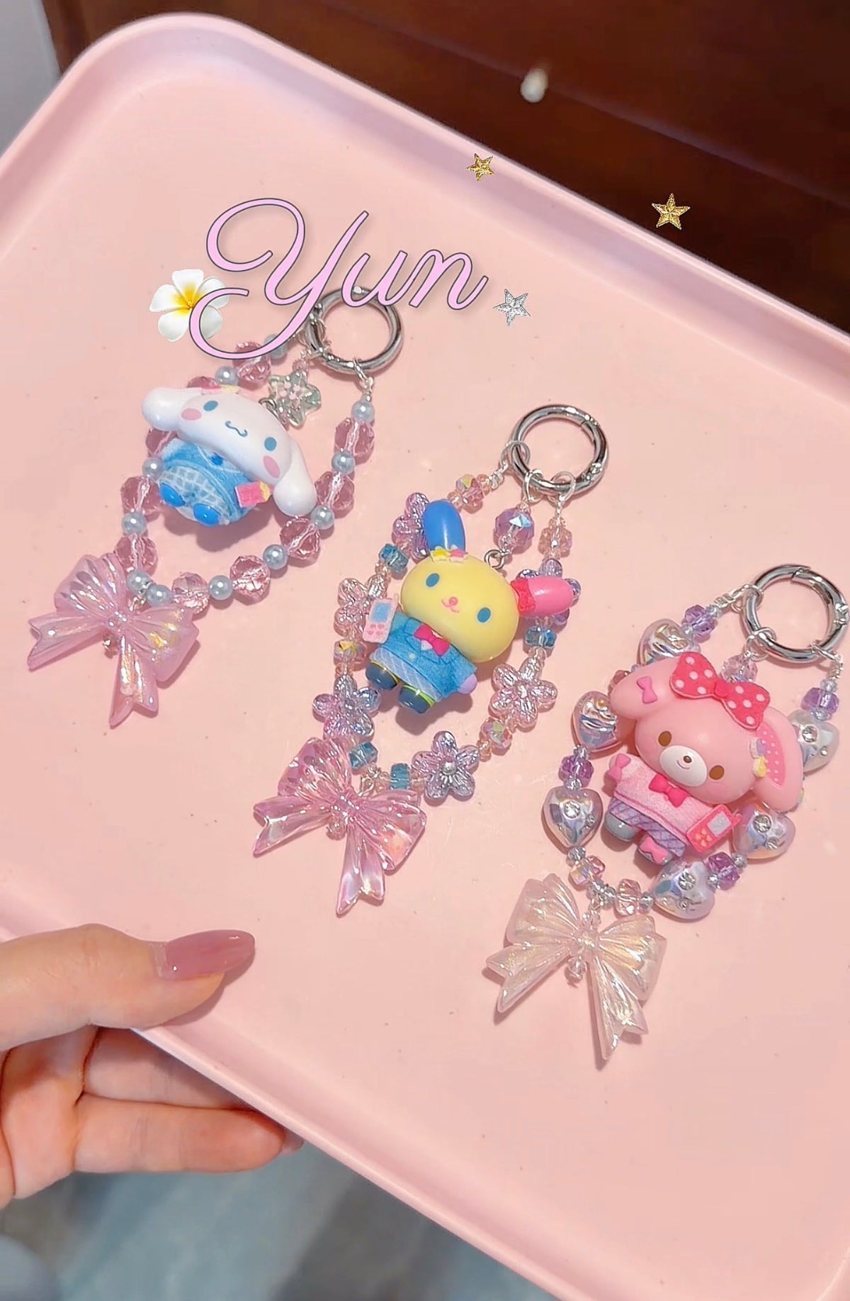 Sanrio School Uniform Phone Charm – Japan Edition Mascot, Original Handcrafted Chain