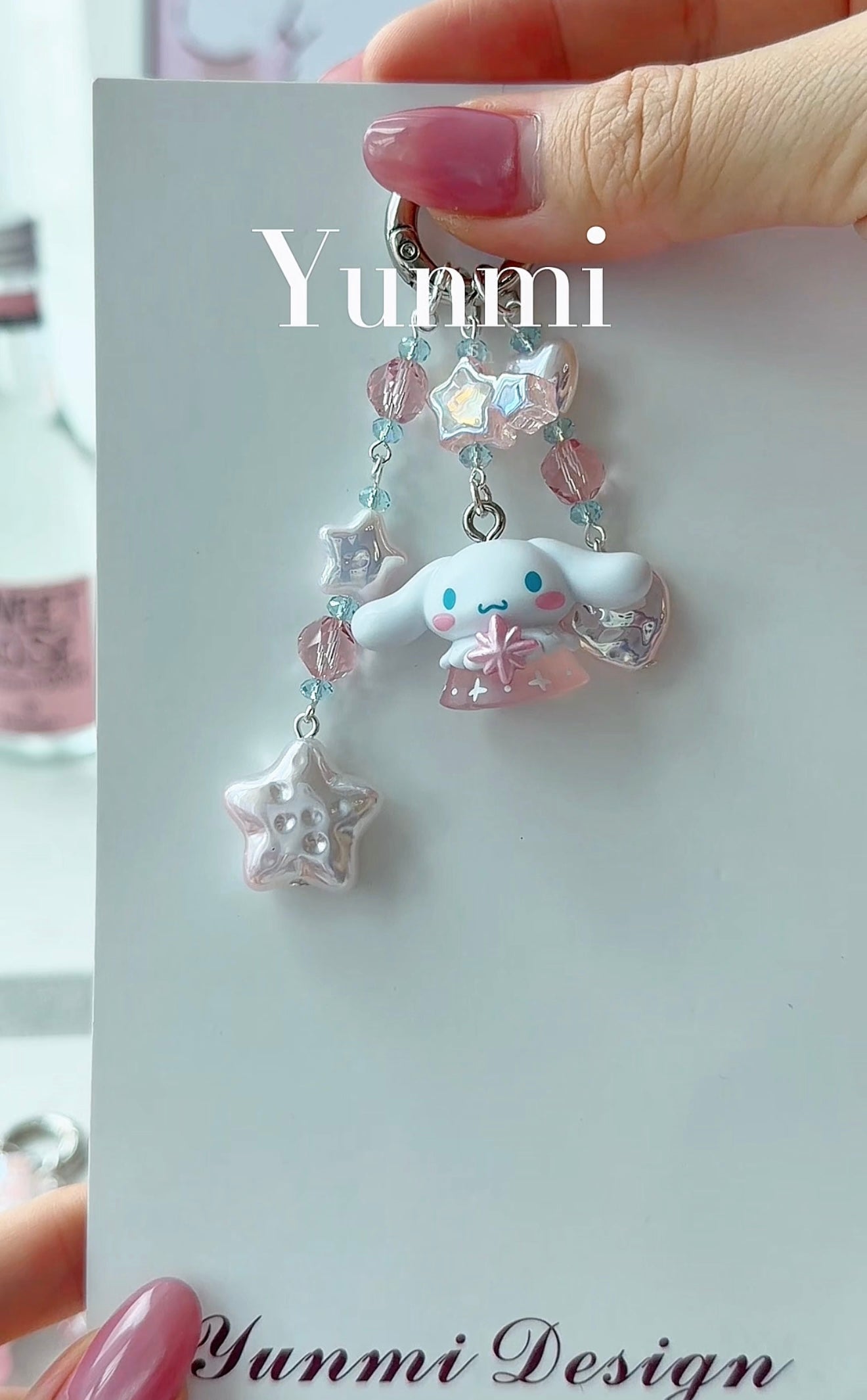Pink Angel Wish Phone Charm – Dreamy & Divine
