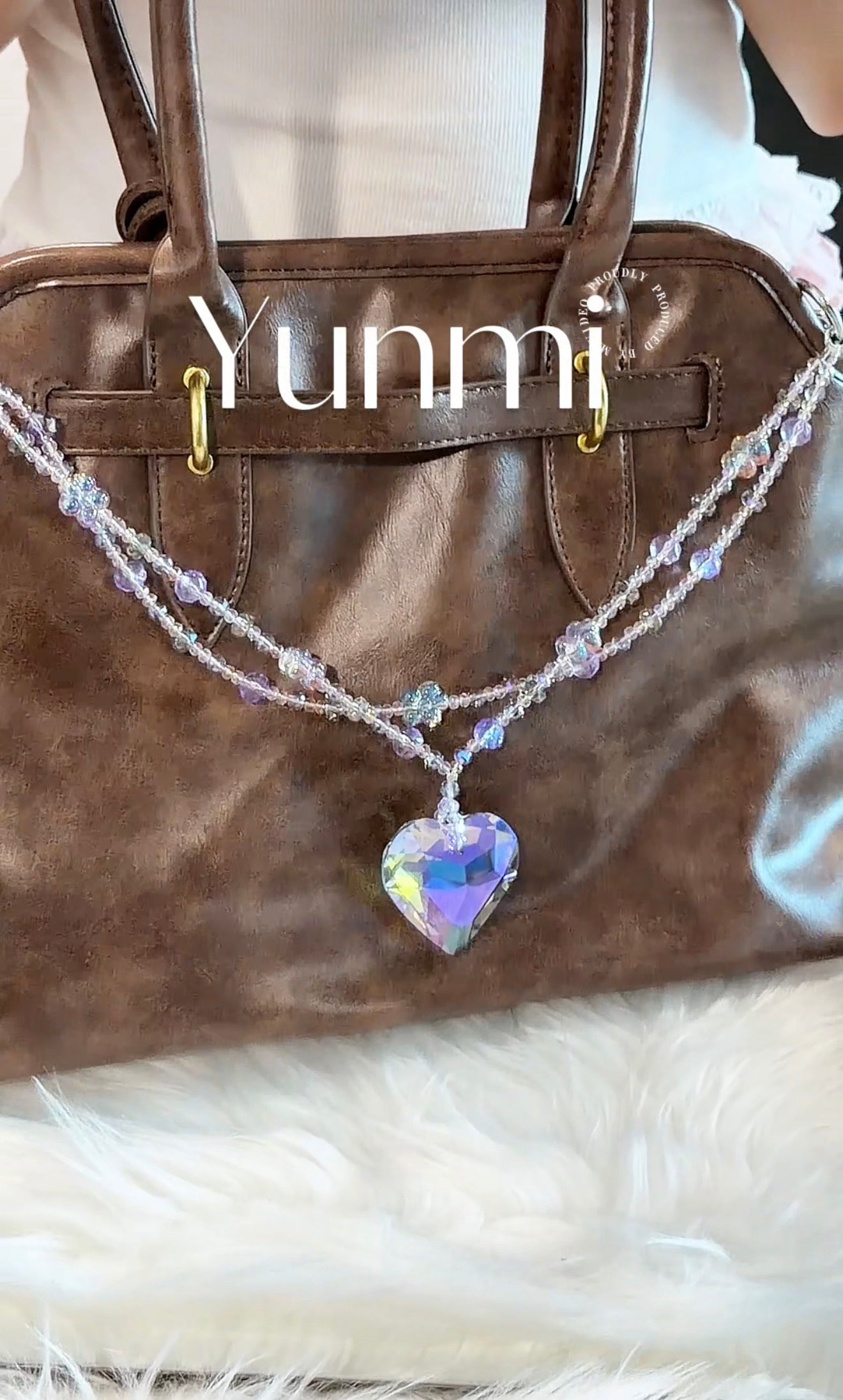 Austrian 3D Crystal Heart Bag Charm – Extreme Sparkle, Original Design