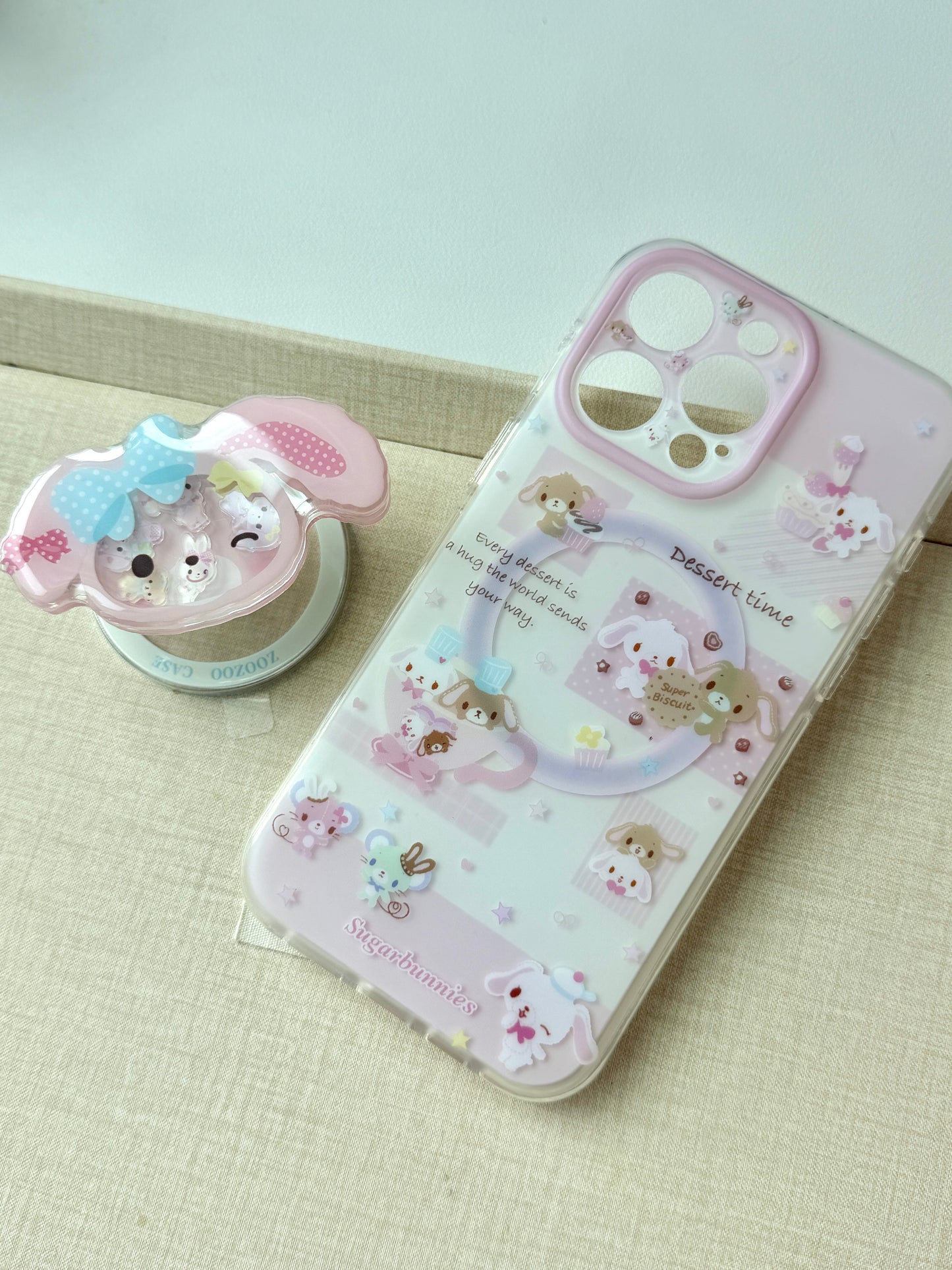 Cute Phone Case + Magnetic Stand Set – Kawaii Protection, Hands‑Free Convenience