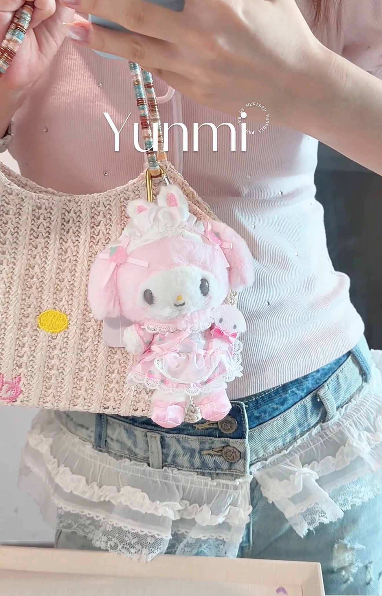 Sanrio Plush Bag Charm – Soft, Cute & Ready for Adventure