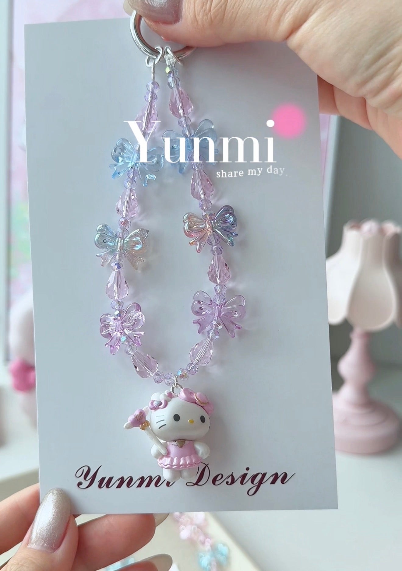Pearlescent HK Phone Charm – Minibean, Original Design