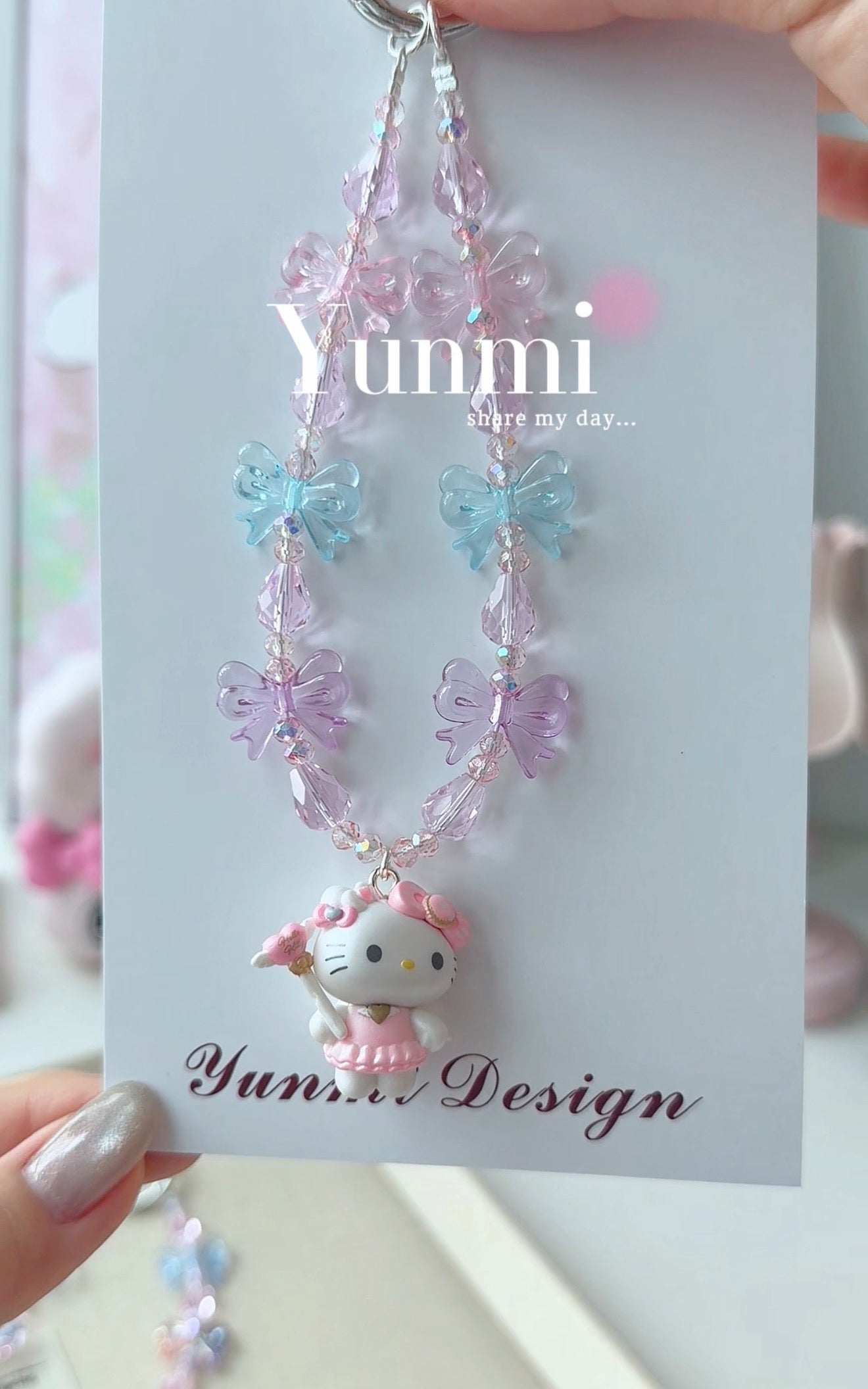 Pearlescent HK Phone Charm – Minibean, Original Design