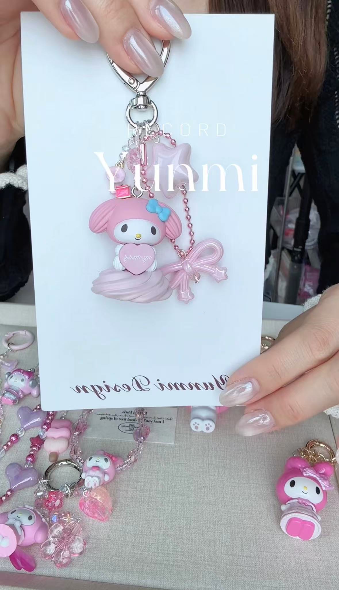 Sanrio Cream Series Phone Strap – Cute Cream-Seat Mascot, Phone-Ready