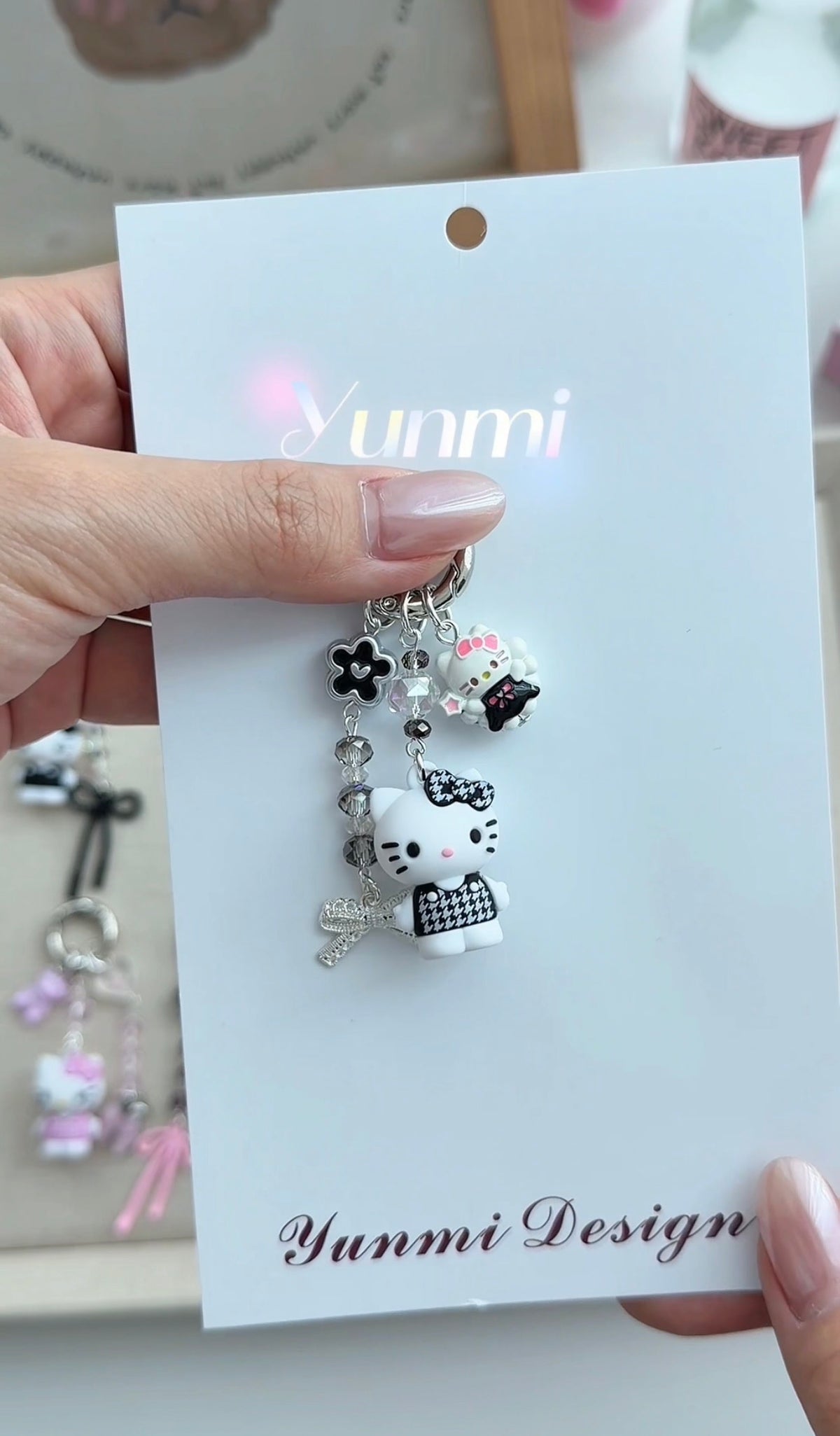 Sanrio HK Silicone Phone Charm – Soft-Touch Mascot, Original Handcrafted Chain