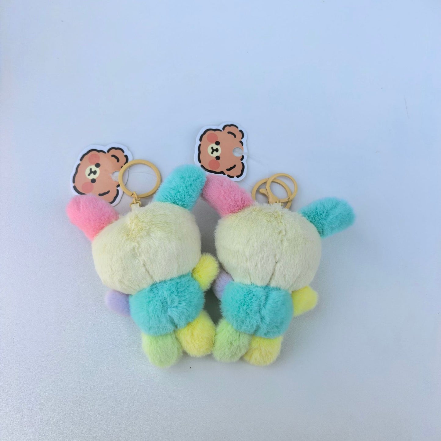 Usahana Plush Bag Charm – Colourful Summer Bunny, Officially Licensed Sanrio