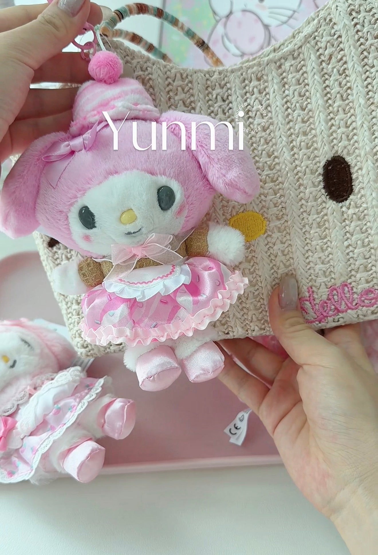 Sanrio Cake Plush Charm – Sweetness You Can Carry