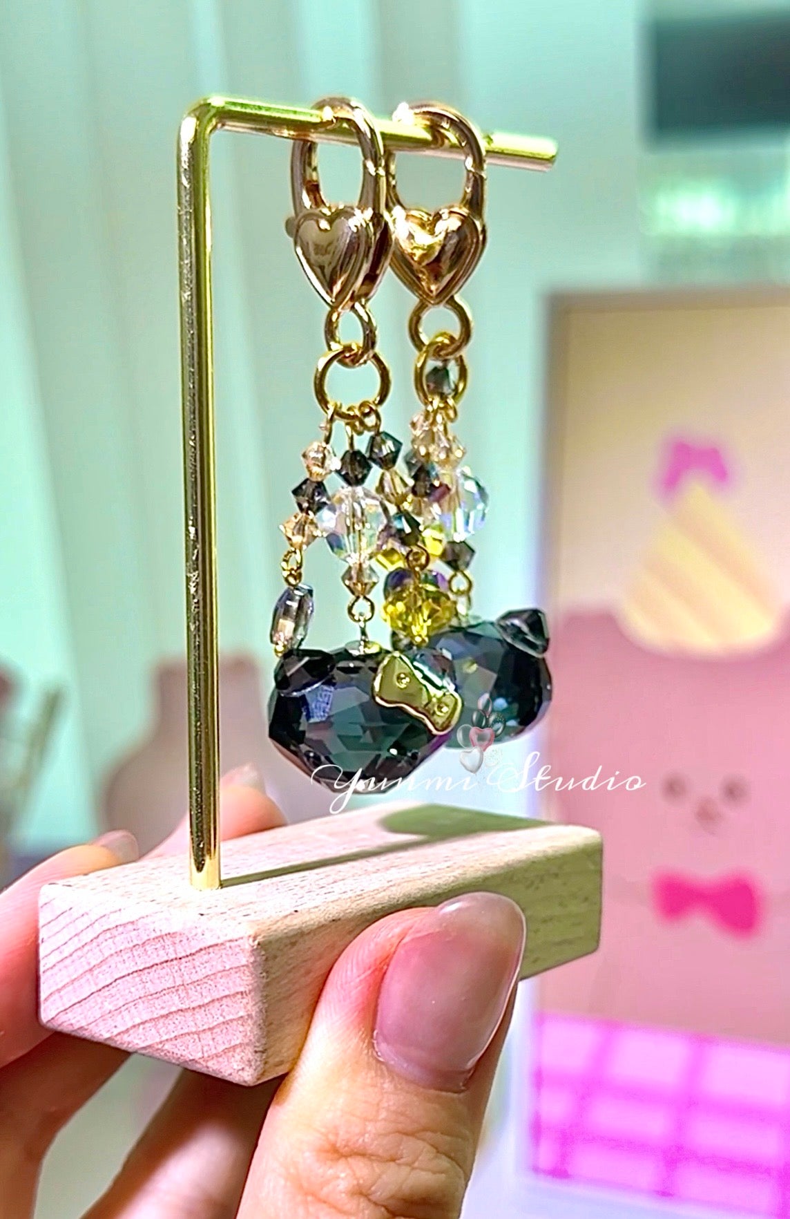 【Yunmi】crystal keyring