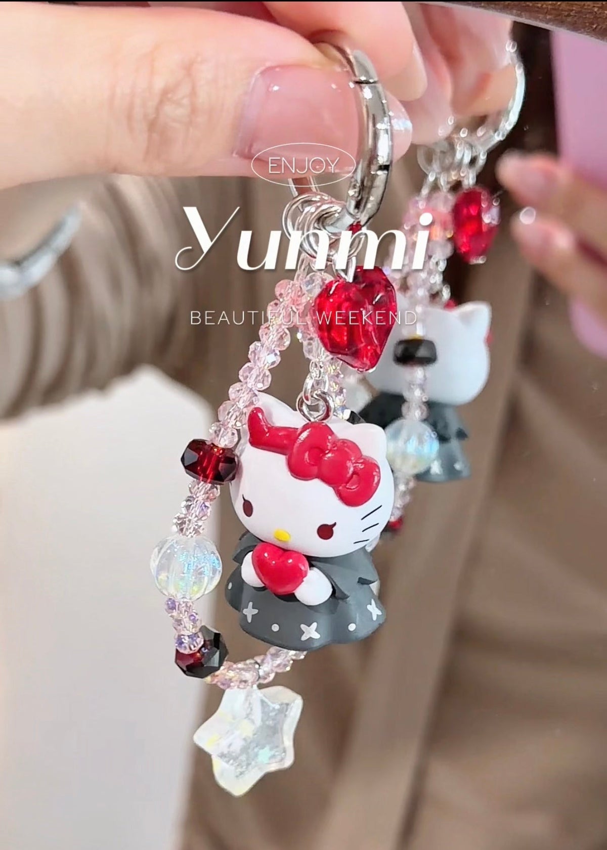 Sanrio Magician Original Keychain – Wizard-Themed Charm, Handcrafted Chain