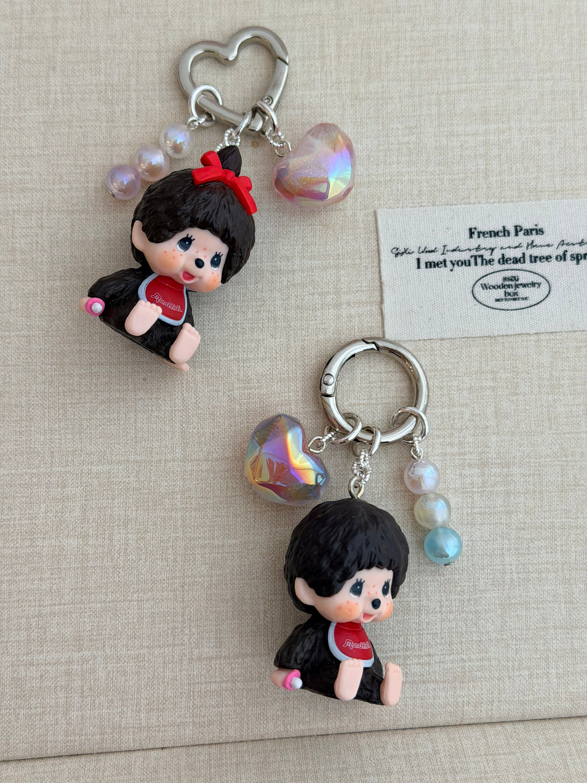 （Only one ）Monchhichi Original Phone Charm– Original Handcrafted, One Piece Only