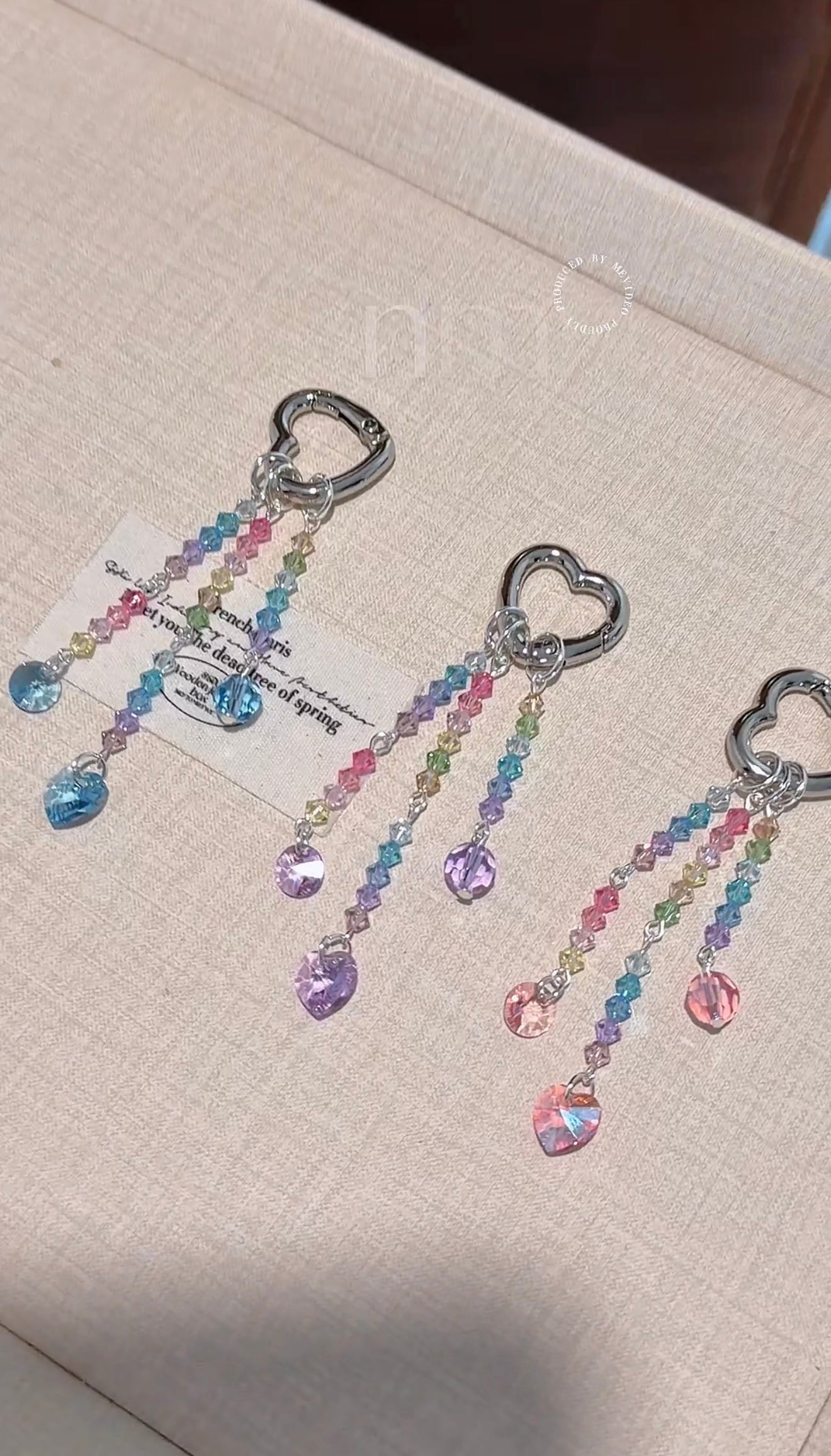 Austrian Crystal Rainbow Charm – Dazzling Iridescent Phone & Bag Accessory