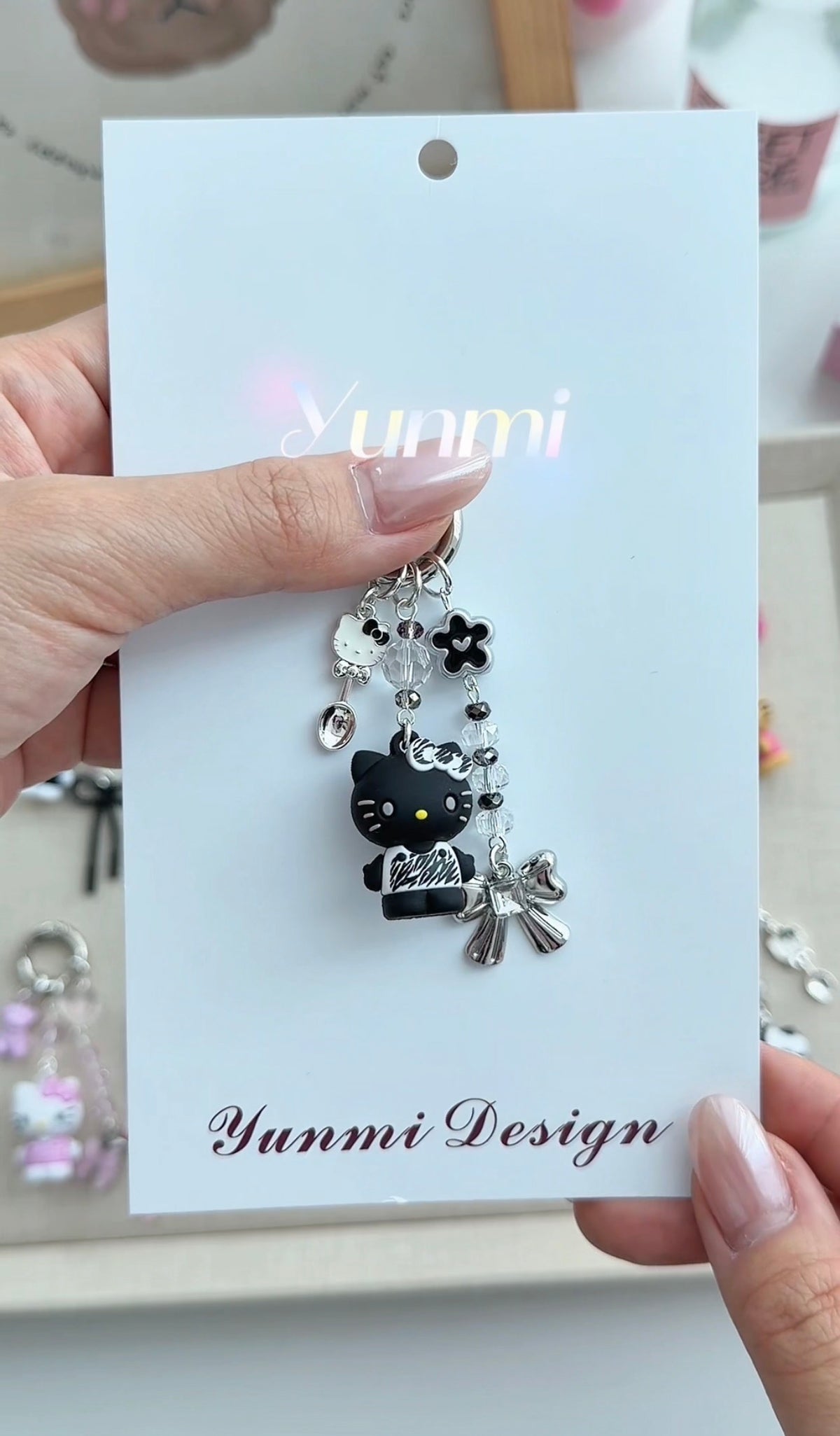 Sanrio HK Silicone Phone Charm – Soft-Touch Mascot, Original Handcrafted Chain